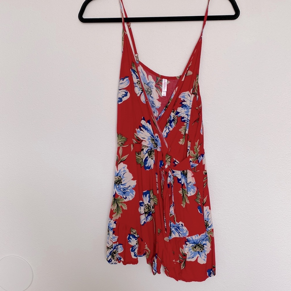 Women’s wrap style romper